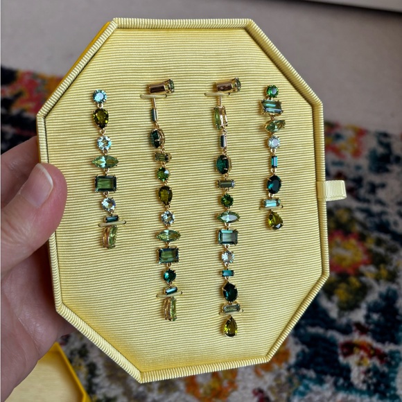 Swarovski Gema Linear Earrings - Picture 1 of 7